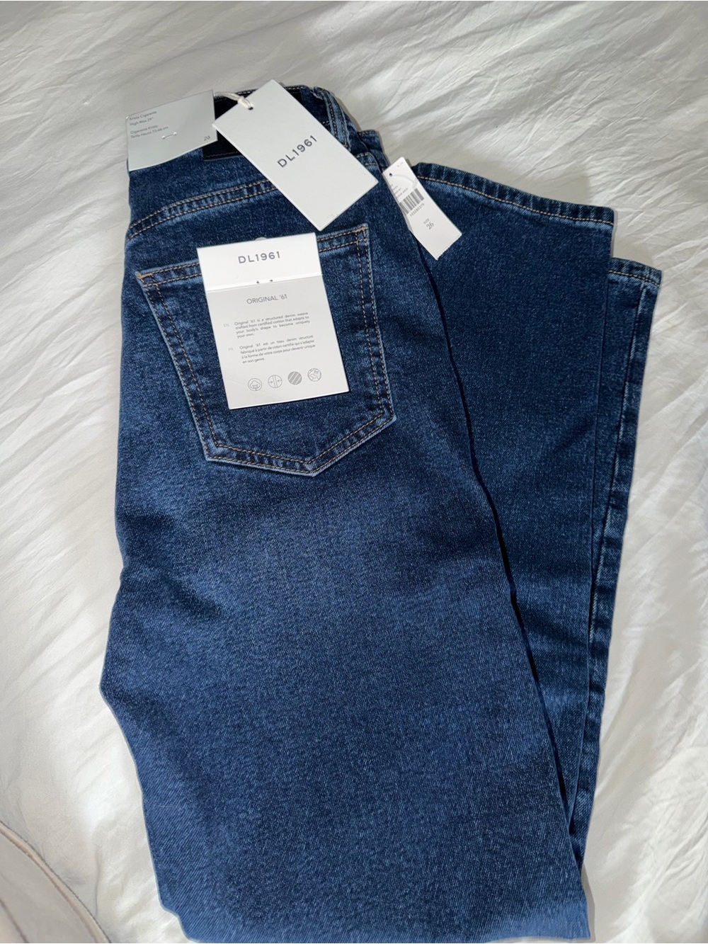 DL1961 Women Kristy high rise Straight Jeans